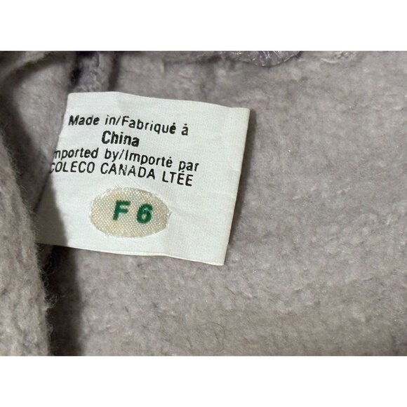 Cabbage Patch Kids Lil Jogger Kitty Jogging Suit Grey Purple Trim F6 Vtg 1980's - Picture 14 of 14